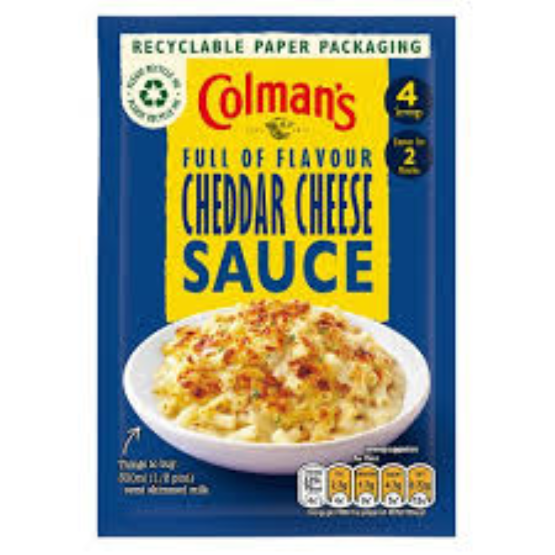 COLMANS CHEDDAR CHEESE SAUCE 40G